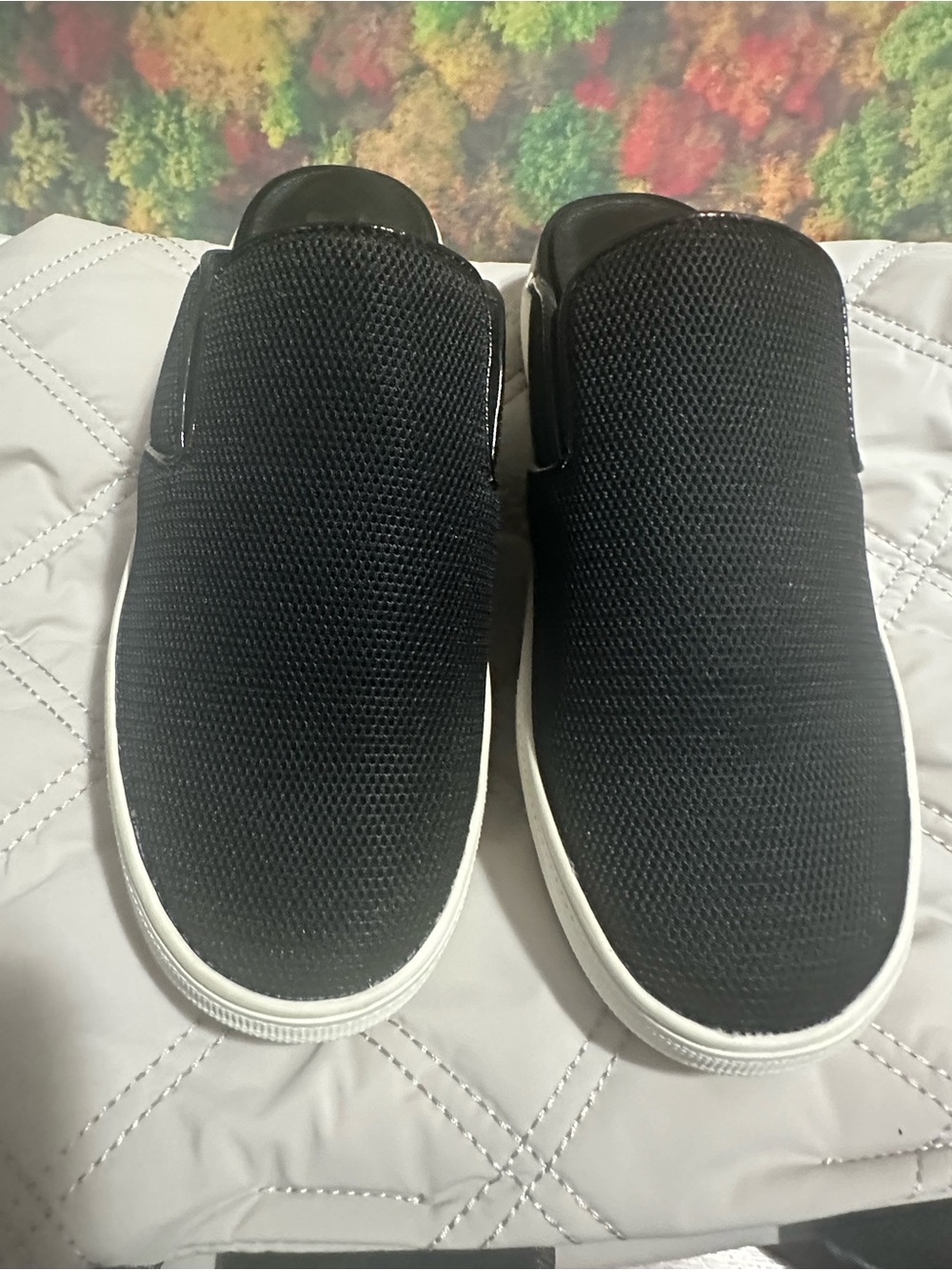 Women’s  Black Slip-On Design Lab Mesh Sneakers - Casual Comfort 7.5 NWB